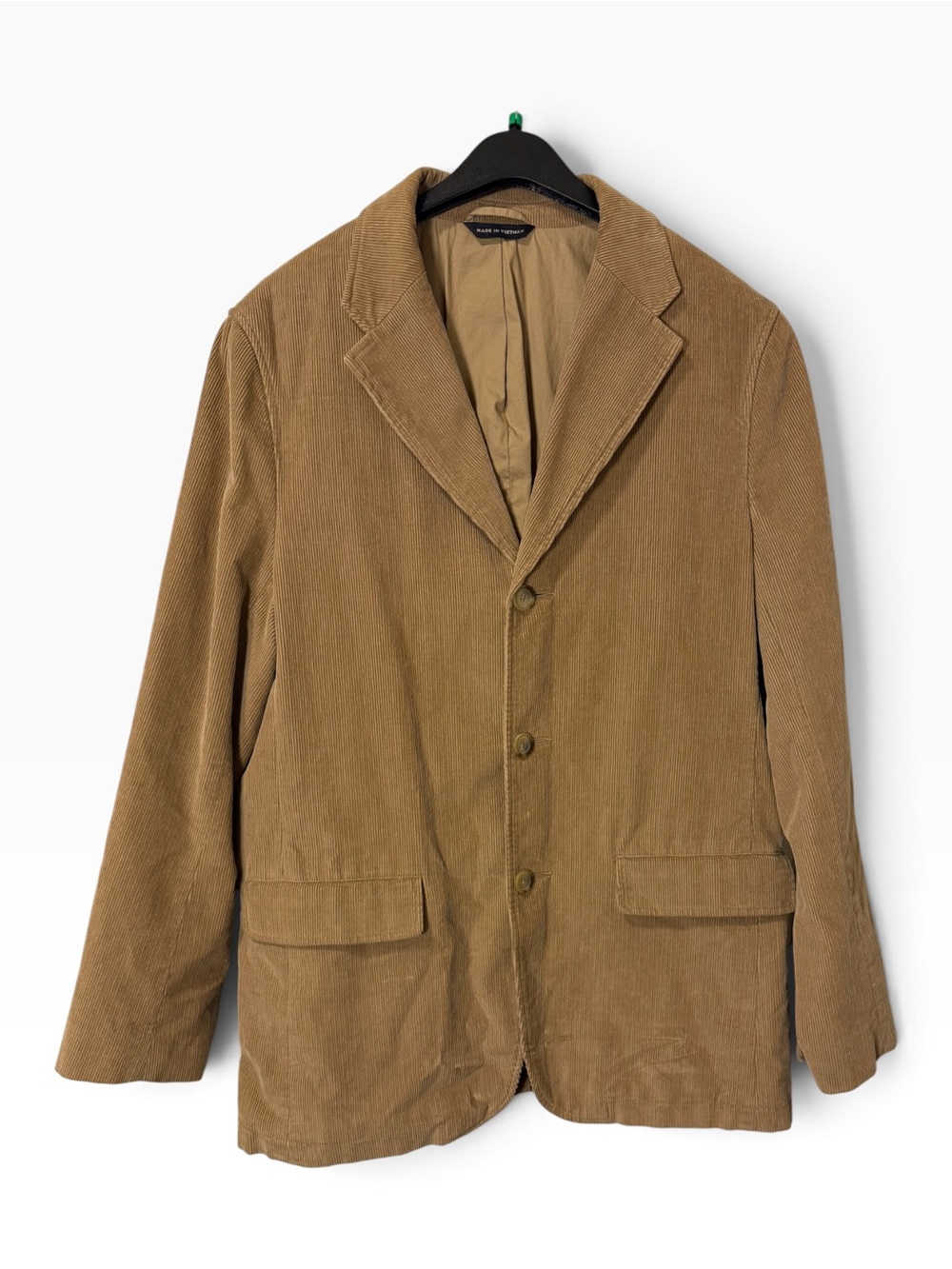 Banana Republic Men's Brown Corduroy Sports Jacket Blazer Size 44L 100% Cotton